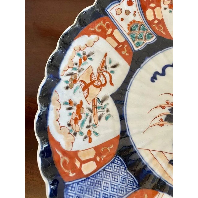 Japanese Imari Plate, 1900s For Sale - Image 6 of 11