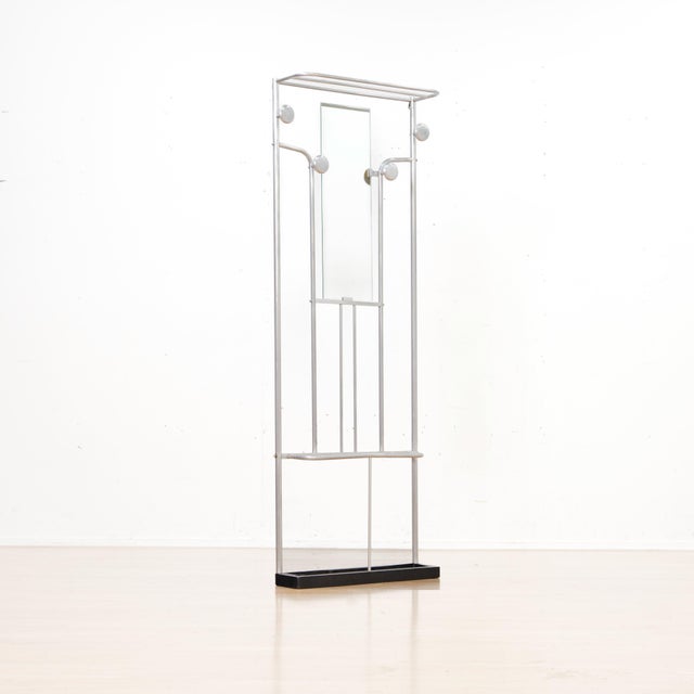1970s Vintage 1970s Post Modern Entryway Hat & Coat Rack Stand For Sale - Image 5 of 10
