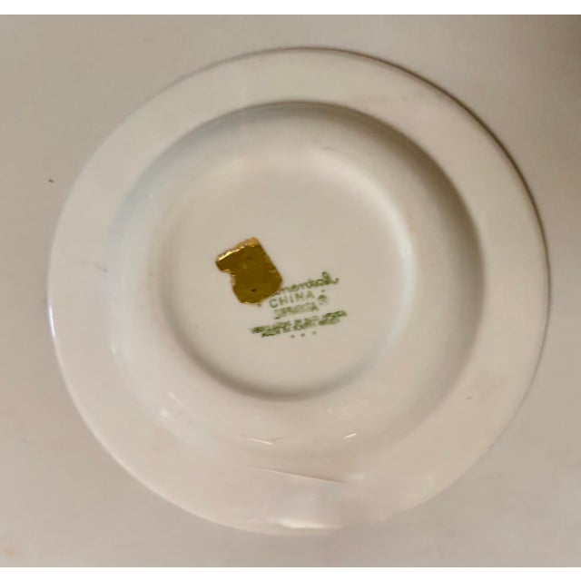Blue, and Gold Striped Supradura Commemorative Whale Catchall Dish For Sale - Image 4 of 6