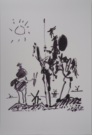 Pablo Picasso, Don Quixote, Lithograph