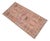 1960s Front of Bath Sink Rug Hand Made Kitchen Mat Muted Color Small Rug Laundry Room Decor - 1'10" X 3'7" For Sale - Image 6 of 18