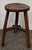Vintage wood stool. Condition consistent with age. 11"W X 11"D X 19"H.