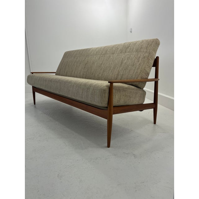 Grete Jalk FD 118 Teak Sofa by Grete Jalk for France & Daverkosen, 1950s For Sale - Image 4 of 14