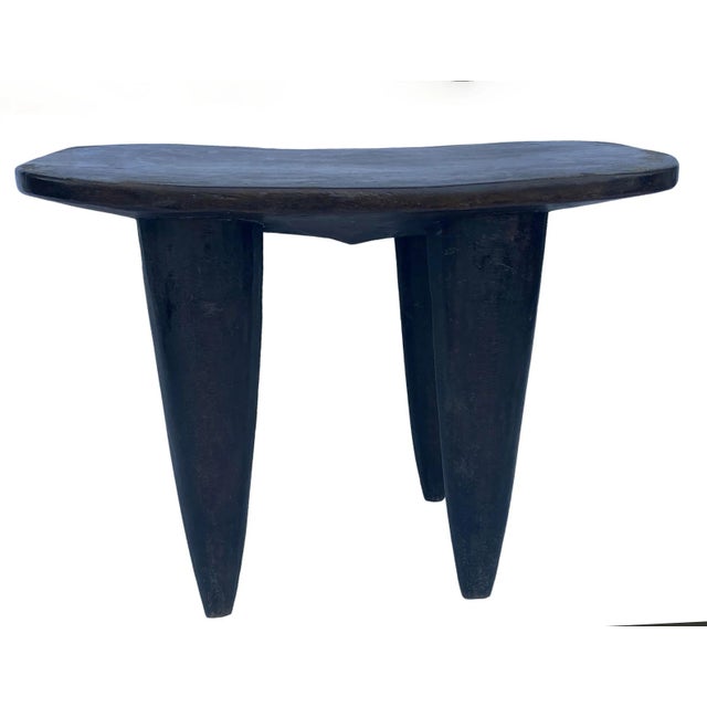 Wood African Senufo Stool / Table I Coast 27.5" W by 19" H For Sale - Image 7 of 8