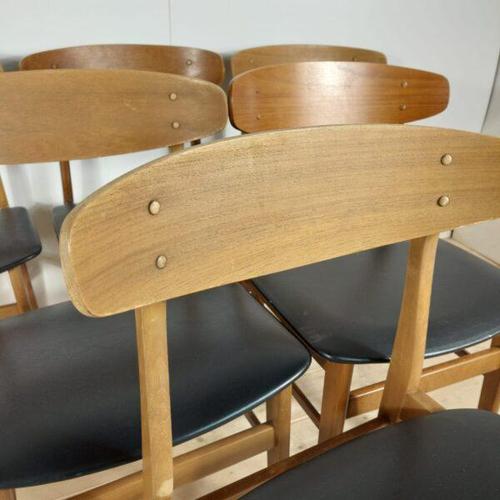 Vintage Danish Teak Chairs, 1960s, Set of 6 For Sale - Image 5 of 7