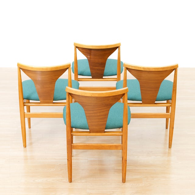 Set of Four Mid Century Dining Chairs by Elliots of Newbury For Sale In Los Angeles - Image 6 of 10