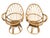 Rattan Egg Chairs, 1960s, France, Set of 2 For Sale - Image 3 of 16