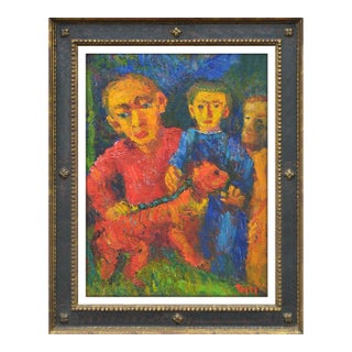 Early 20th Century The New Puppy, Jennings Tofel For Sale