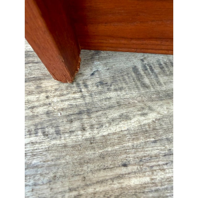 Mid Century Danish Modern Teak Highboy / Lingerie Chest of Drawers. Circa 1970s For Sale - Image 13 of 18