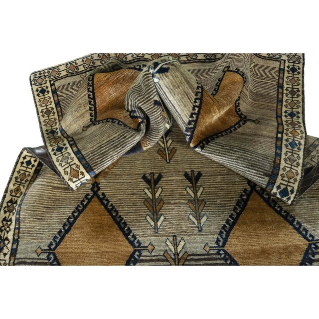 Vintage Hand-Knotted Wool Rug For Sale - Image 9 of 11