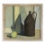 1957 Mid-Century Modern 'Jug & Lemon' Vintage Original Still Life Oil Painting, Framed For Sale
