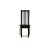 Tonon Wooden Chairs in Black, Set of 8 For Sale - Image 9 of 11