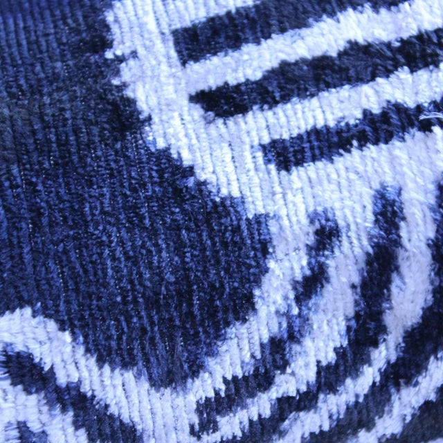 Contemporary Contemporary Turkish Black Velvet Pillow For Sale - Image 3 of 7