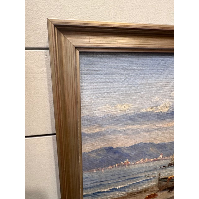 French Signed Oil on Canvas For Sale - Image 4 of 8