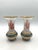 Soap Bubble Balustrade Vases in White Opaline Decorated with Roses, 1920s For Sale - Image 13 of 13