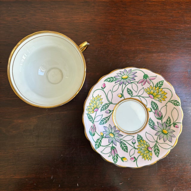 Mid-20th Century English Bone China Teacup For Sale - Image 9 of 17