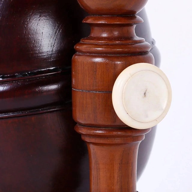 Wood 19th Century British Colonial Wood Counter Game For Sale - Image 7 of 9