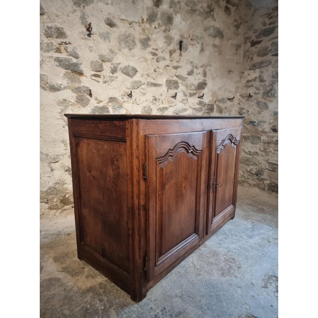 Antique 18th Century French Oak Cabinet from Auvergne For Sale - Image 10 of 18