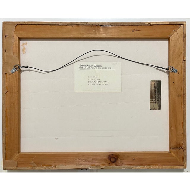 Paper Erwin Pfrang, German Neo Expressionist Color Pencil Drawing Erwin Pfrang, 1987 For Sale - Image 7 of 7