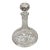 Vintage Portuguese Crystal Decanter, Signed For Sale