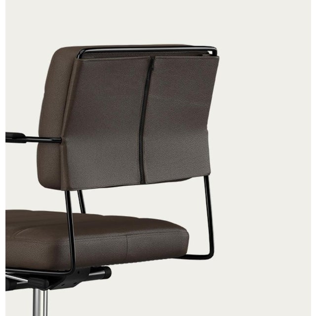 Textile Time Chair in Black by Henrik Tengler For Sale - Image 7 of 13
