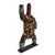 Rich in character and intricate detail, this vintage African carved wooden doll features an expressive sculpted face,...