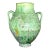 Vintage Boho Glazed Ceramic Urn For Sale
