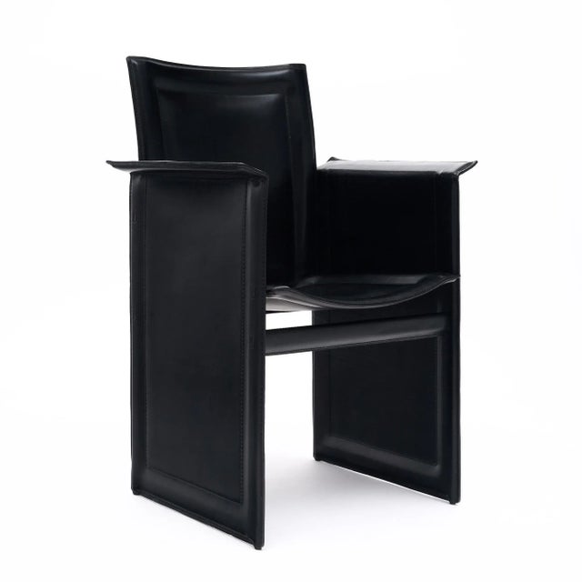 Set of Six “Korium” Armchairs by Tito Agnoli for Matteo Grassi For Sale In Austin - Image 6 of 9