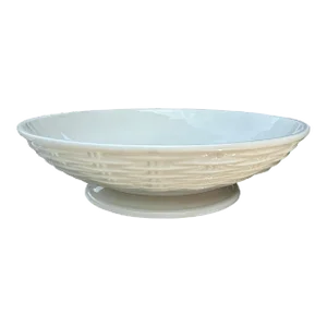 Vintage Aerin Lauder Basket Weave Large Serving Bowl for Williams Sonoma
