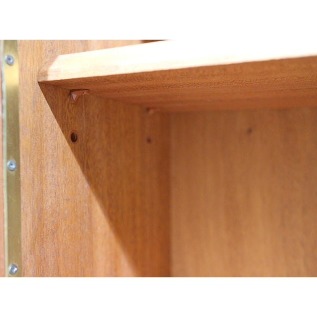 Mid Century Modern Vintage British Teak Display China Cabinet by McIntosh For Sale - Image 11 of 14
