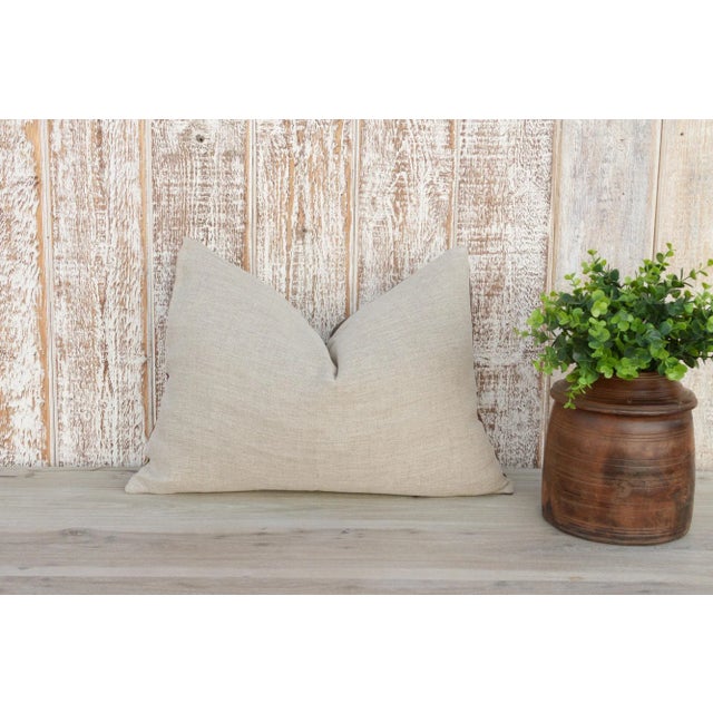 Brown Asvi Antique Indian Folk Lumbar Pillow For Sale - Image 8 of 10