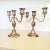 Silver Mid 20th Century Silverplated Candelabras Pair For Sale - Image 8 of 8