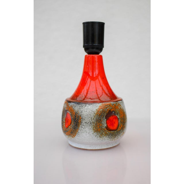 Mid-Century Modern Mid-Century Modern Pottery Lamp from Tilgmans, 1970s For Sale - Image 3 of 15