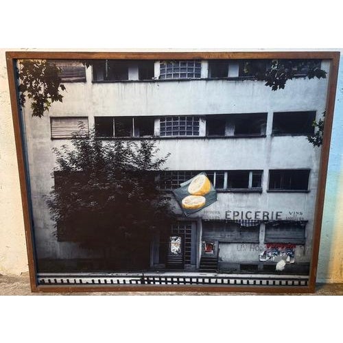 Large Vintage Framed Photo For Sale - Image 4 of 13