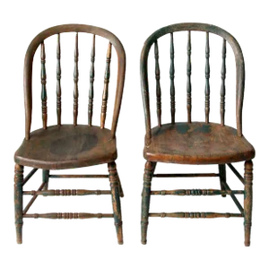 Antique Windsor Chairs Pair