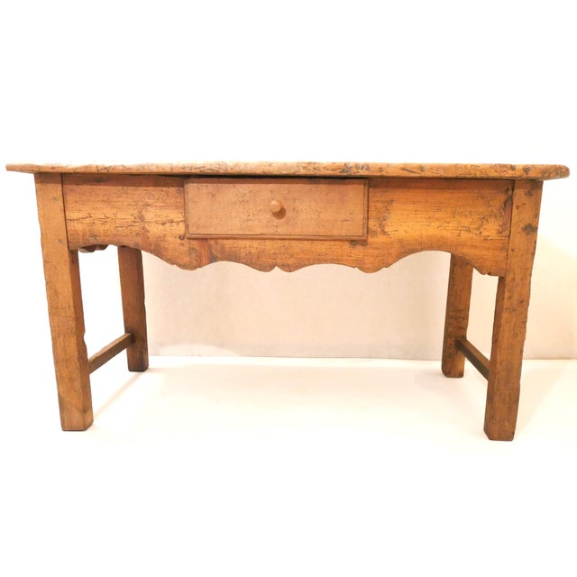 Rustic Rustic Console Table in Mixed Woods, Italy, 1800s For Sale - Image 3 of 9