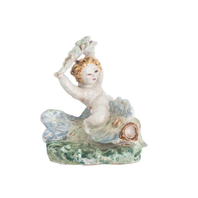 Earthenware Boy with Fish by Maria Luisa Fragoso For Sale - Image 6 of 6