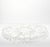 Vintage Cut Glass 5-Part Divided Round Serving Snack or Charcuterie Platter For Sale - Image 4 of 6
