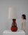 Mid 20th Century German Red Fat Lava Glazed Ceramic Table Lamp For Sale - Image 10 of 12