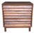 American of Martinsville Wonderwood Walnut Three-Drawer Chest For Sale
