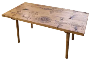 Popular Art Coffee Table, Switzerland, 1950s