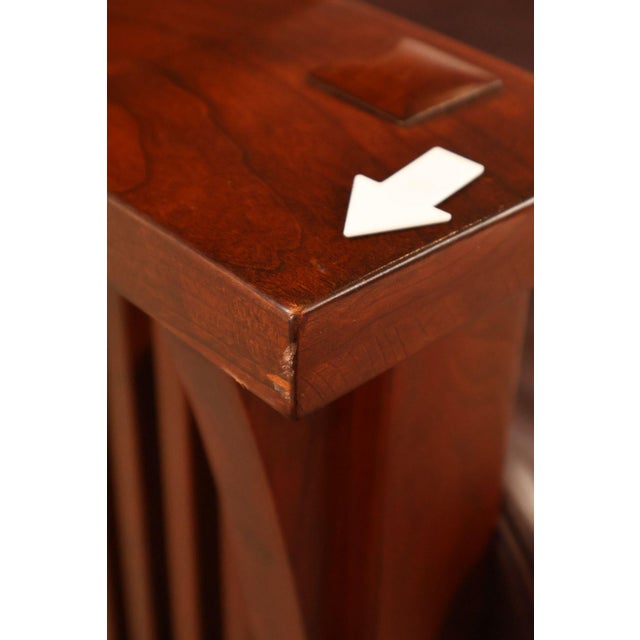 Stickley Mission Collection Cherry Spindle Morris Recliner For Sale - Image 9 of 18