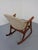 Beige Teak Rocking Chair by Aage Christiansen for Erhardsen & Andersen, Denmark, 1960s For Sale - Image 8 of 18