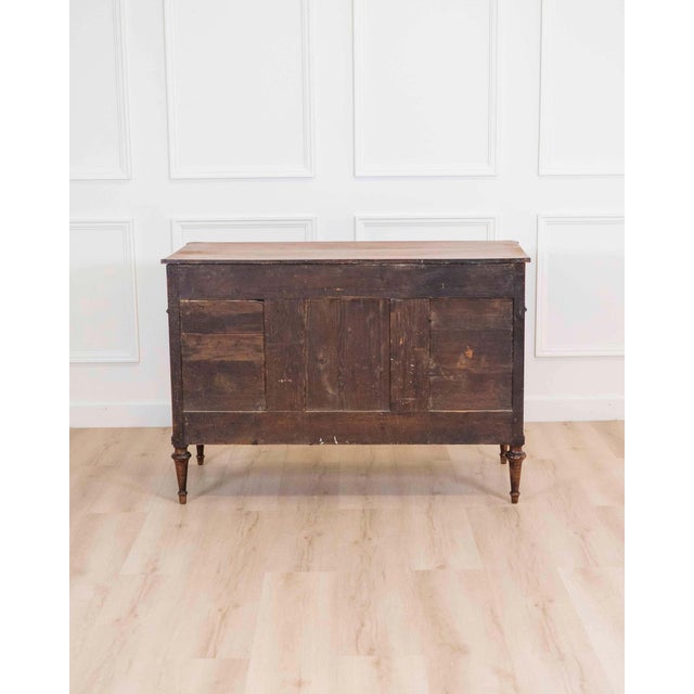 French Louis XVI Walnut Chest Of Drawers Circa 1780 For Sale - Image 3 of 8