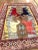 Blue 1970s Animal Print Handwoven Shiraz Area Rug 6'9" X 9'3" For Sale - Image 8 of 12