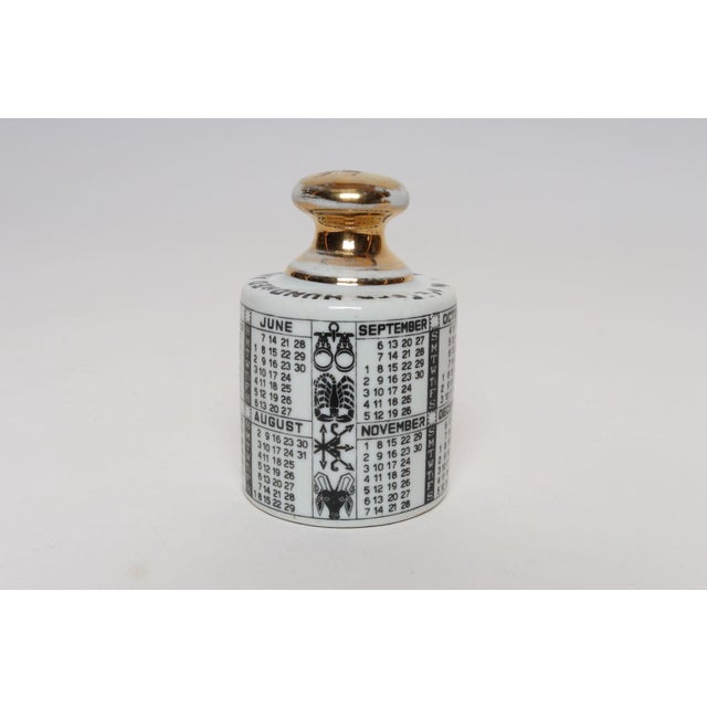 Piero Fornasetti Vintage Italian Modern "1964" Porcelain Zodiac Calendar in by Piero Fornasetti For Sale - Image 4 of 17