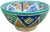 Handcrafted and glazed Moroccan polychrome ceramic bowl featuring a fine hand-painted Moorish pattern. Made in Fez,...