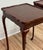 Vintage Bombay Company Scalloped Edge Queen Anne Style Side Table Pair For Sale - Image 11 of 12