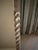 Silver Dagmar Design Wrought Iron Floor Lamp With White-Gold Leaf, Custom Silk Shade For Sale - Image 8 of 8