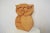 Brown Wood Carving Owl, 1980s For Sale - Image 8 of 11